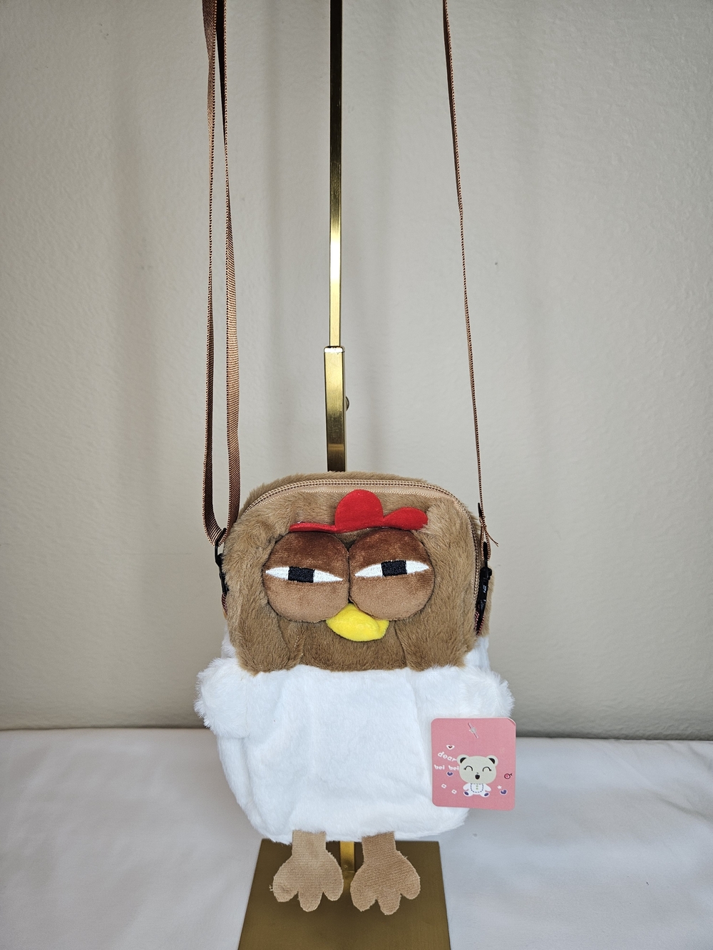 Cute Plush Chicken Crossbody Purse | Novelty Animal Bag | NEW